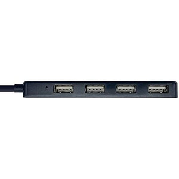 Aisens USB 2.0 Hub Typ A/M-4xtyp A/H Svart 30 cm