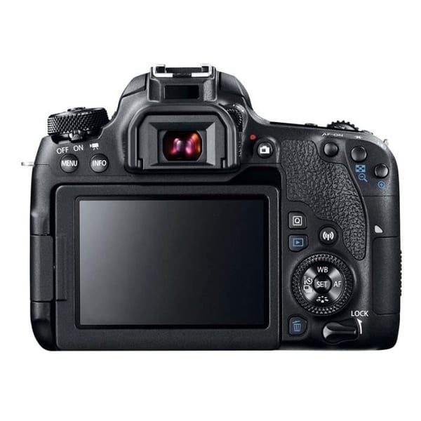 CANON EOS 77 D 24,2 MP blottfodral - Pek- och vridskärm - Svart- USED
