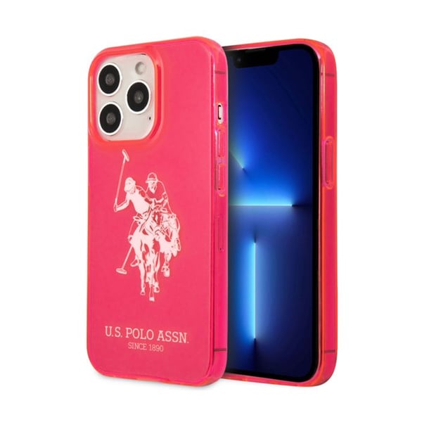 Coque för iPhone 13 Pro - U.S Polo Big Horse - Rosa