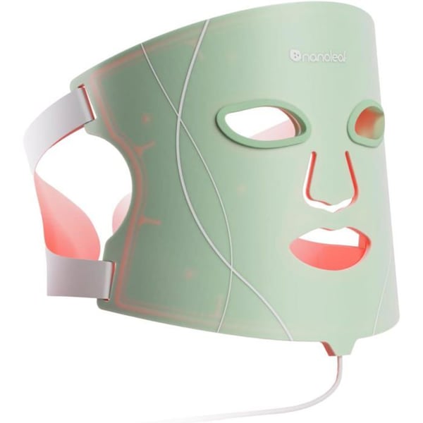 LED-mask - NANOLEAF - Ansikte - 7 lägen - Mjuk silikon - Laddningsbar USB-C
