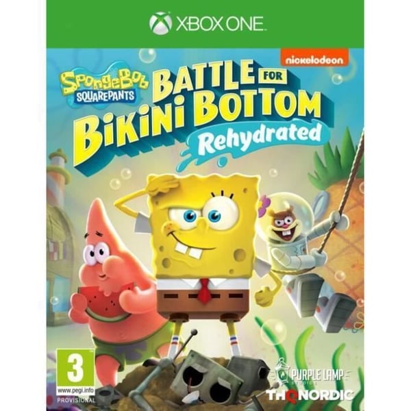 Xbox one-spel - Svampbob Fyrkant Batlle For Bikini Bottom Rehydrated