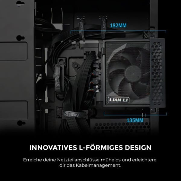 Strömförsörjning - LIAN LI - EDGE GOLD 1200 - 80 PLUS Gold - PCIe 5.1 - ATX 3.1