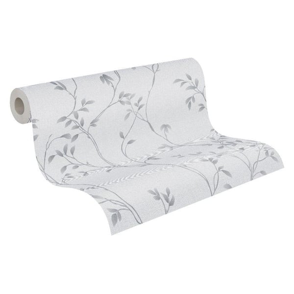 Non-woven tapeter - grå - träd / löv - Mönstrade tapeter - Pure Elegance - A.S