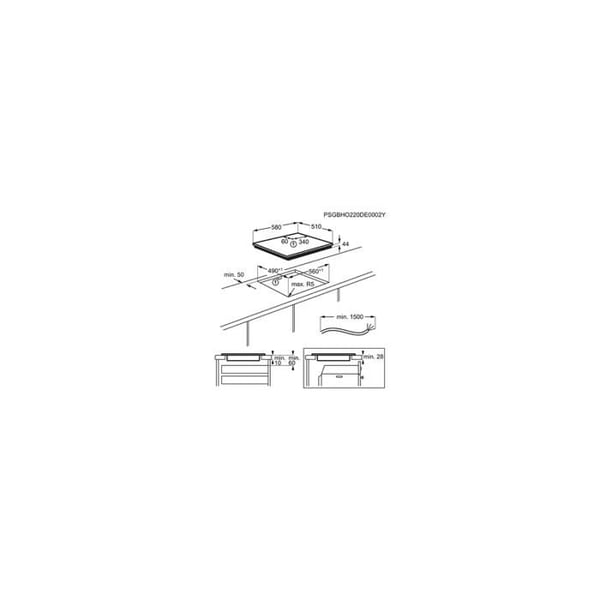 Plattinduktion Electrolux EIS62453IZ SaphirMatt