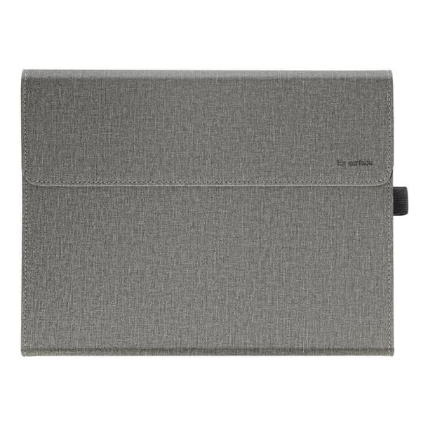 Skal - Microsoft - Surface Pro 9 - Stödklaff - Stötsäker - Ekologiskt läder - Grå