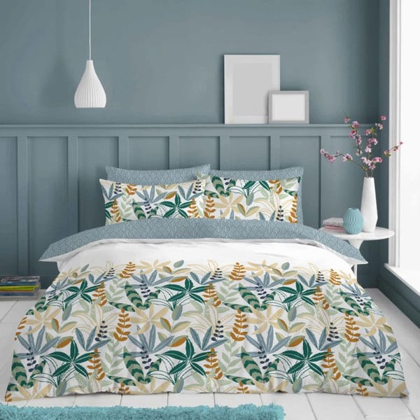 Täcke "Goyave" alla mått 100% bomull / 57 trådar/cm² - Täcke 260 x 240 cm + 2 örngott 63 x 63