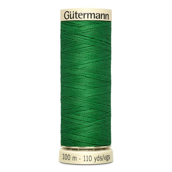 Set med 5 spolar 100m Tråd 100% polyester Gutermann Ref 788988 - Att 396 - lyckans gröna