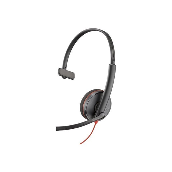 Headsetmikrofon - trådbunden - USB-C - HP Inc. - Poly Blackwire 3210 - Blackwire 3200-serien - headsetmikrofon - on-ear - trådbunden - Sup