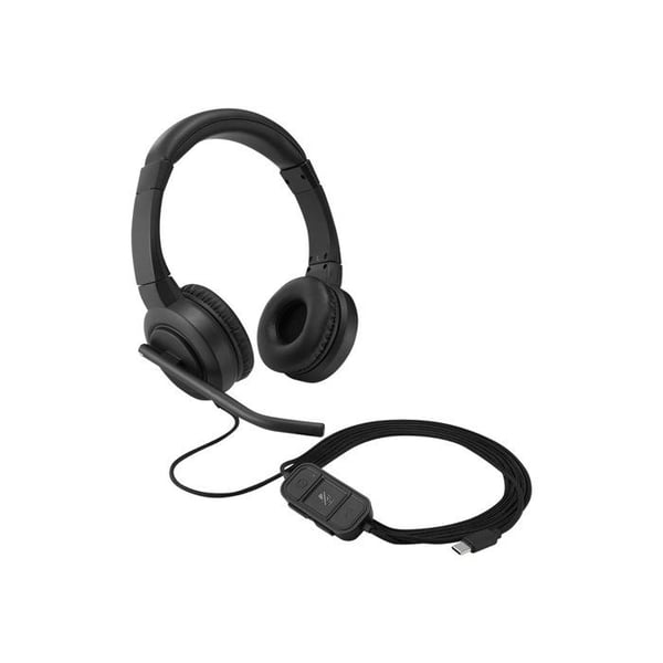Professionell USB-C mono headset - Kensington - H1000 - Bullerdämpande mikrofon - Pro komfort