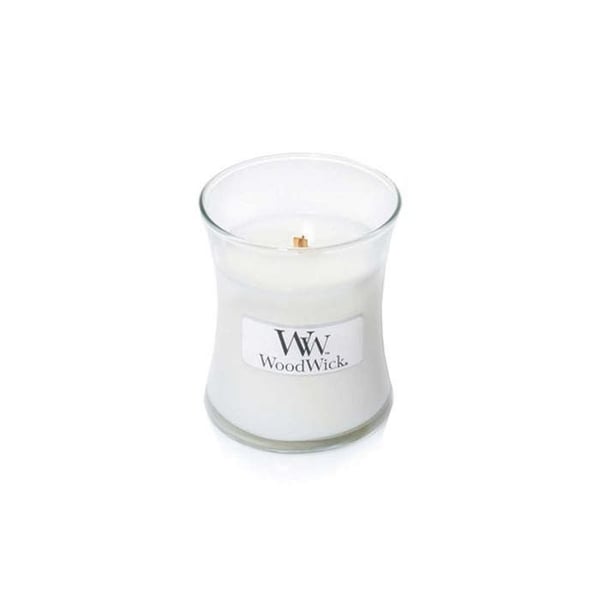 Doftljus - WOODWICK - Mini Sablier - Vitt te & jasmin - Glas - Inomhus