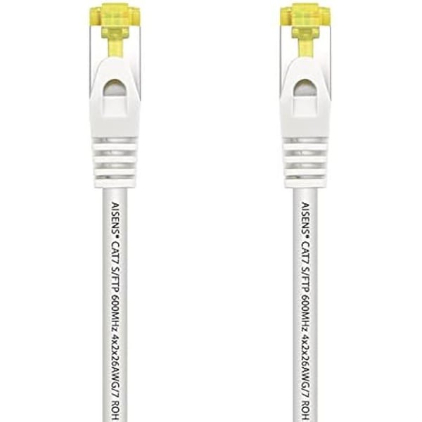 Nätverkskabel - AISENS - Cat.7 - 600 MHz - S/FTP - 1 m - RJ45 100% koppar