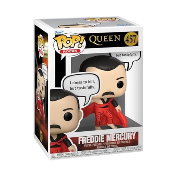 Figurine - Funko Pop! - Freddie Mercury - Vinyl 9,5 cm - Present till Fans - Samling Queen