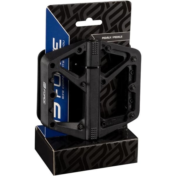 Pedaler - FORCE - Blizz - Svart - Nylon - 362 g