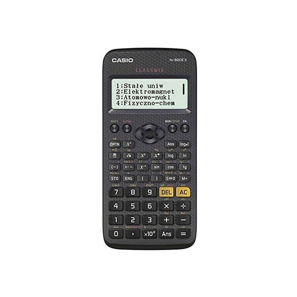 Vetenskaplig Miniräknare - Casio - FX 82 CEX - Hållbar - Intuitiv - Svart