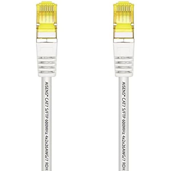 Nätverkskabel - AISENS - Cat.7 - 600 MHz - S/FTP - 1 m - RJ45 100% koppar