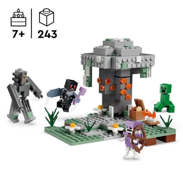 LEGO Minecraft 21586 Den Bleka Trädgården - Byggset för Kille eller Tjej från 7 år
