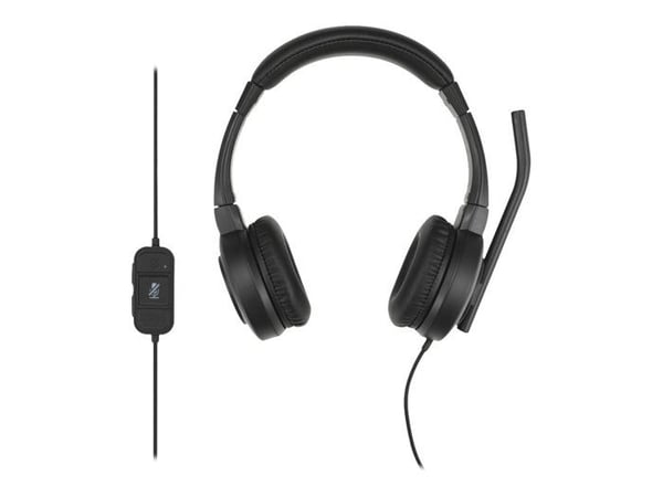 Professionell USB-C mono headset - Kensington - H1000 - Bullerdämpande mikrofon - Pro komfort