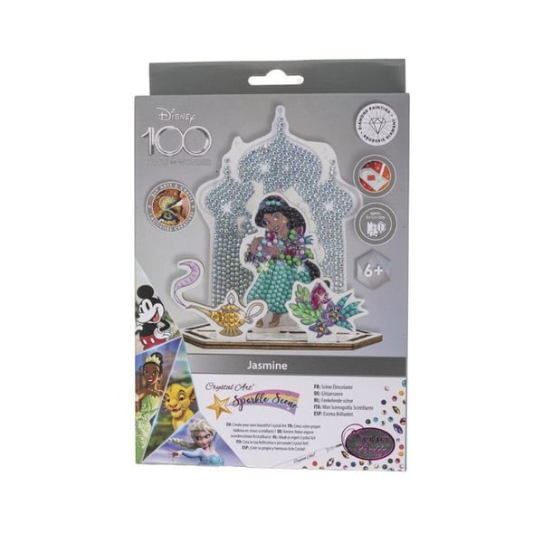 Kristallkonst - KRISTALLKONST 3D-scen Disney - Jasmine