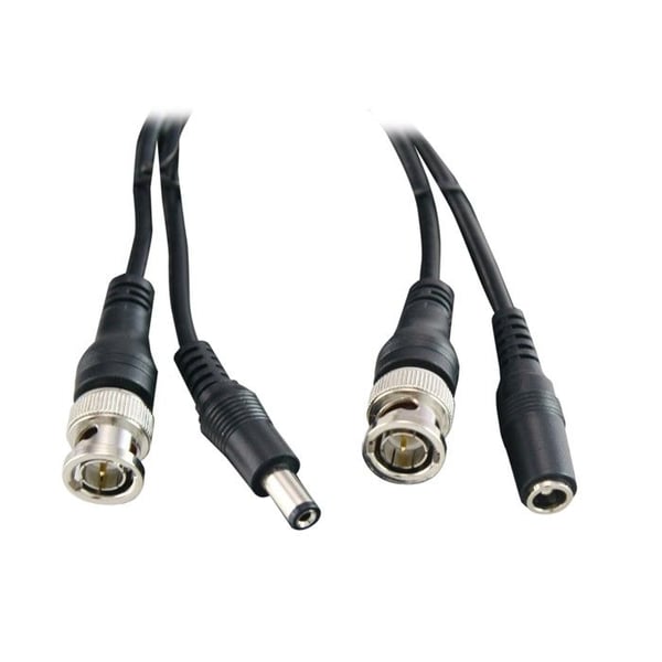 Kombinerad RG59 och DC koaxialkabel för analog kamera - 40 meter
