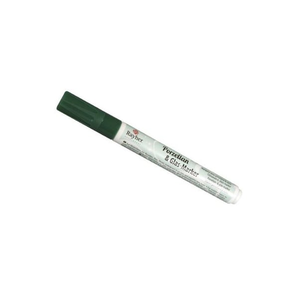 Marker för porslin och glas, 1-2 mm, grön bladverk
