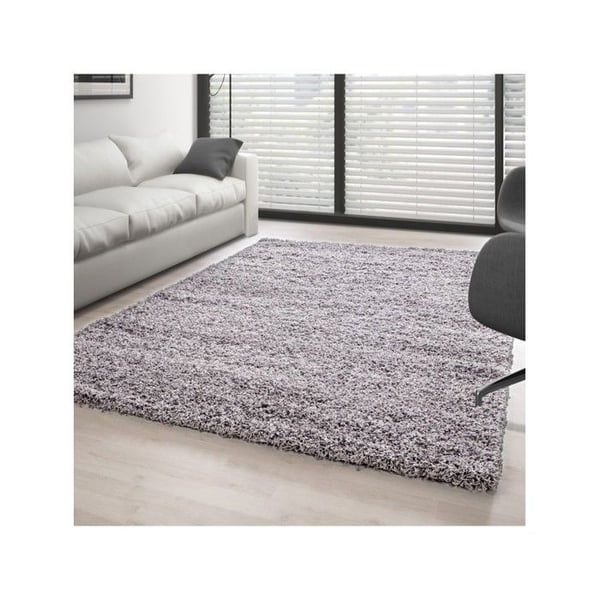 Mjuk och fluffig Shaggy matta 30 mm för vardagsrum och sovrum (Dimension: 160x230 cm - Färg: Ljusgrå) Mjuk och fluffig Shaggy matta 30 mm för vardagsrum och sovrum (Dimension: 160x230 cm - Färg: Ljusgrå)
