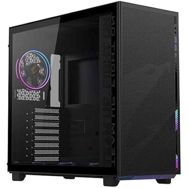 Chassi - GIGABYTE - Aorus C400 - Härdat Glas - Vertikal Luftflöde - Vertikal GPU-installation