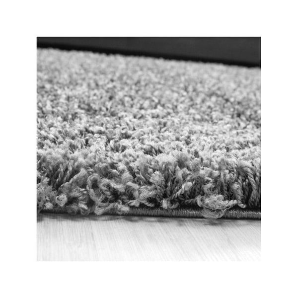 Mjuk och fluffig Shaggy matta 30 mm för vardagsrum och sovrum (Dimension: 160x230 cm - Färg: Ljusgrå)