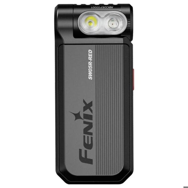 Fenix Light SW05R-RED FESW05RRED sort LED lommelygte 49 h 55 g Fenix Light SW05R-RED FESW05RRED sort LED lommelygte 49 h 55 g