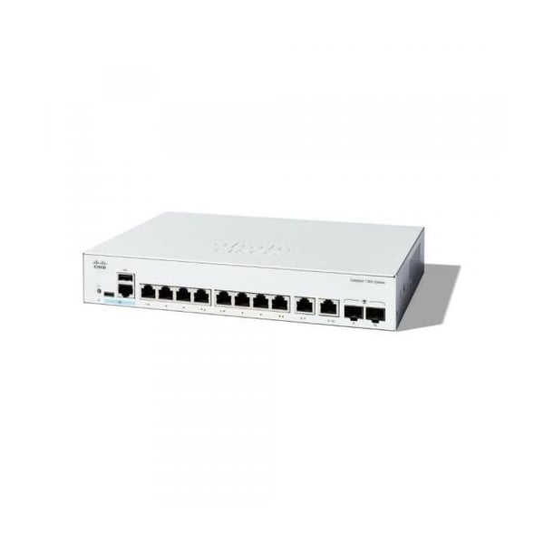 Switch - CISCO - Catalyst 1300 - 8 portar GE - Extern strömförsörjning - Gigabit Ethernet