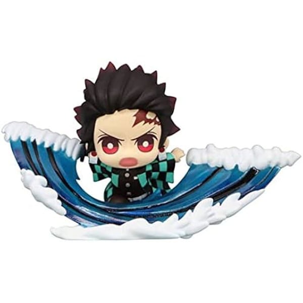Statuett - FURYU - FRYU95995 - Kamado Tanjiro - 7 cm - Flerfärgad