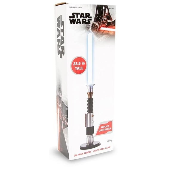 UKONIC - Star Wars - Bordlampe Obi-Wan Kenobi Blå LED Lasersvärd - 60cm- USED