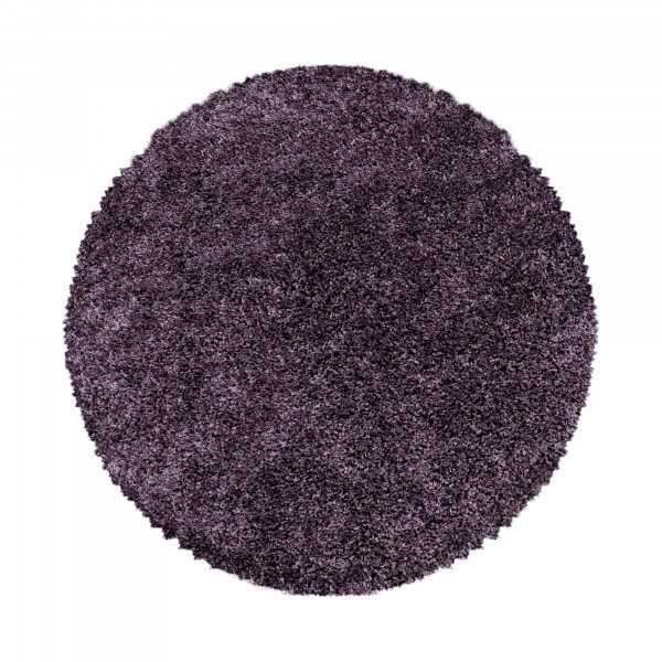 Salongmatta Shaggy Design Mjukt Hår Monokrom Lila (60x110 cm)