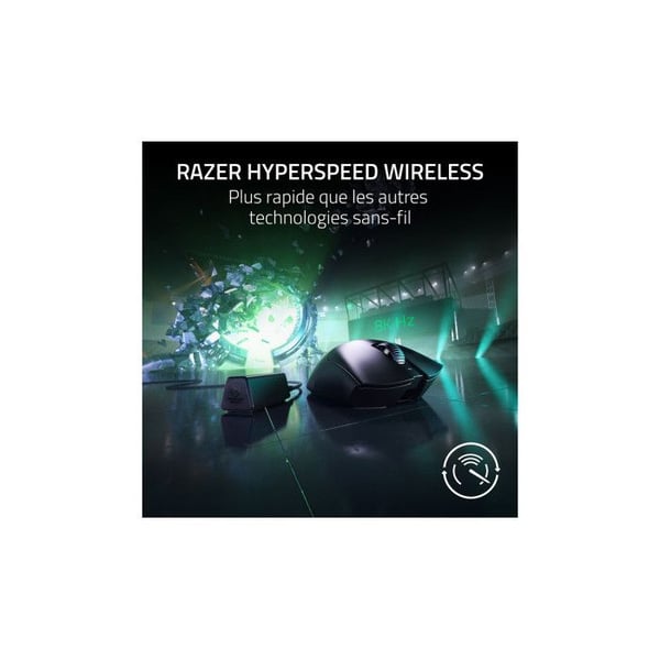 Mus - Razer - Deathadder v3 Pro - Svart - 30000 dpi - 5 programmerbara knappar