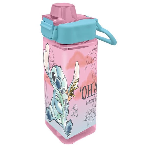Gourde barn - Kids Licensing - Disney Stitch - Fyrkantig design - Högkvalitativa material - BPA-fri