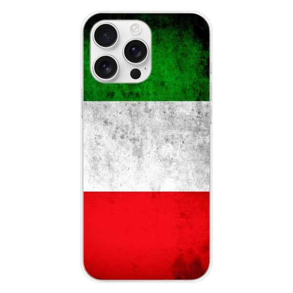 1001Coques - Silikonfodral kompatibelt med Apple iPhone 16 Pro Max - Mönster italiensk flagga - Originaldesign tryckt i Frankrike 1001Coques - Silikonfodral kompatibelt med Apple iPhone 16 Pro Max - Mönster italiensk flagga - Originaldesign tryckt i Frankrike