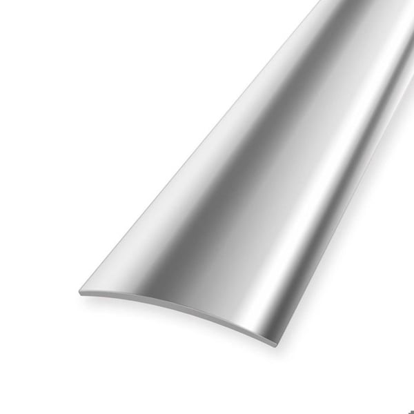 Övergångsprofil 3 x 30 x 1000 mm Övergångsprofil Rostfritt stål Slät Självhäftande Inox utseende Polerad Wölbschiene Küberit...