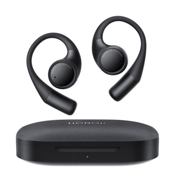 Trådløse høretelefoner - HONOR - Åbne earbuds - Sort - Aktiv støjreduktion - IP54