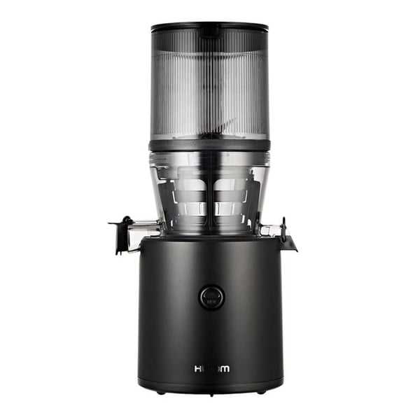 Saftcentrifug - HUROM - Serie H320N - Matt svart - Elegant design - Idealisk för en hälsosam livsstil