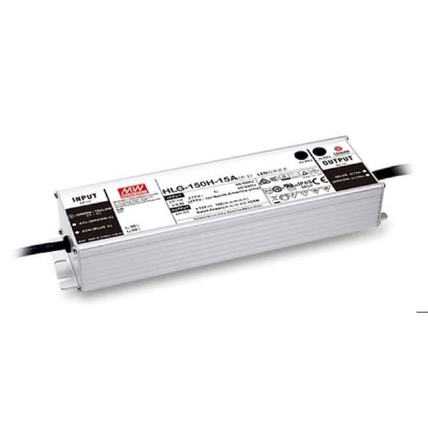 LED-strömförsörjning Mean Well HLG-150H-42A 150W 42V 3,6A med PFC, justerbar