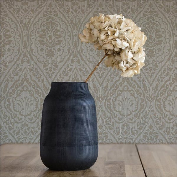 Tapet Striped Stone M1-No.3854 Non-woven tapet Brun Baroque Stripes