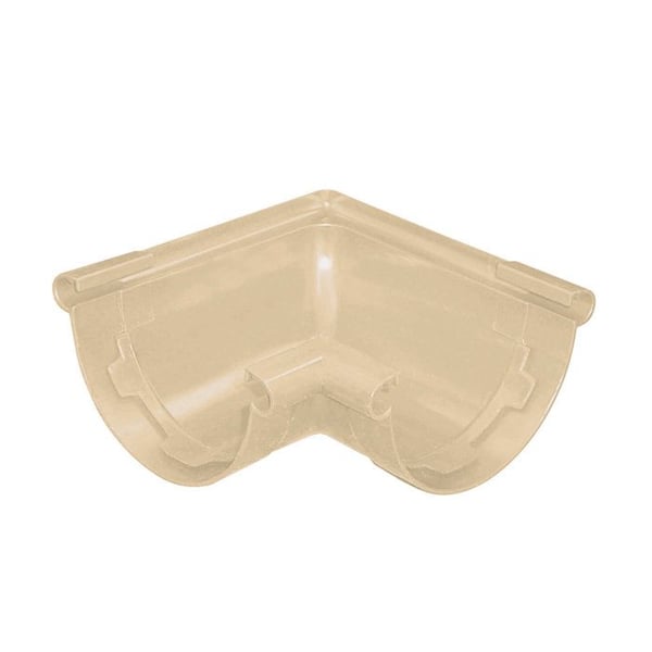 Universalvinkel 90° PVC 25 halvrund - sand - FIRSTPLAST - för PVC 25 halvrund ränna