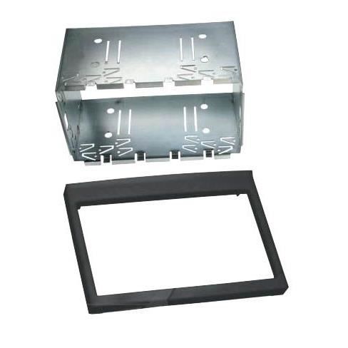 Adapter till bilradio Double DIN - PORSCHE - 911 typ 996 - Svart - Universell - Metallbur