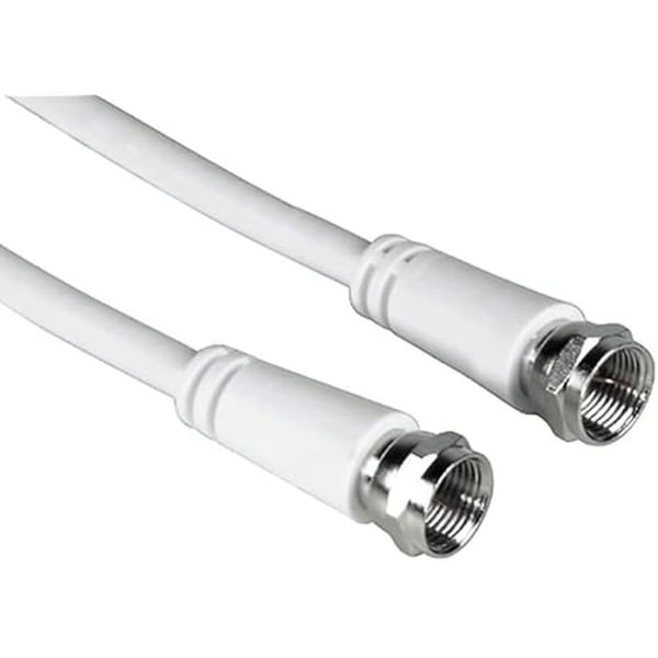 Antennkabel - HAMA - F-kontakt - 3m - Koaxial - Dubbel skärmad