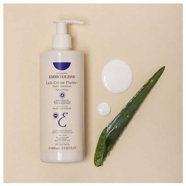 Lait-Crème Fluide+ - Embryolisse - 400ml - Ultra-hydrerende - Multifunktionel - Flydende tekstur