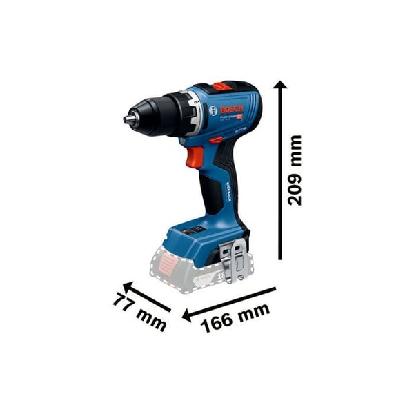 Trådlös borrskruvdragare - BOSCH PROFESSIONAL - GSR 18V-65 - Borstlös motor - Metallchuck - 18V