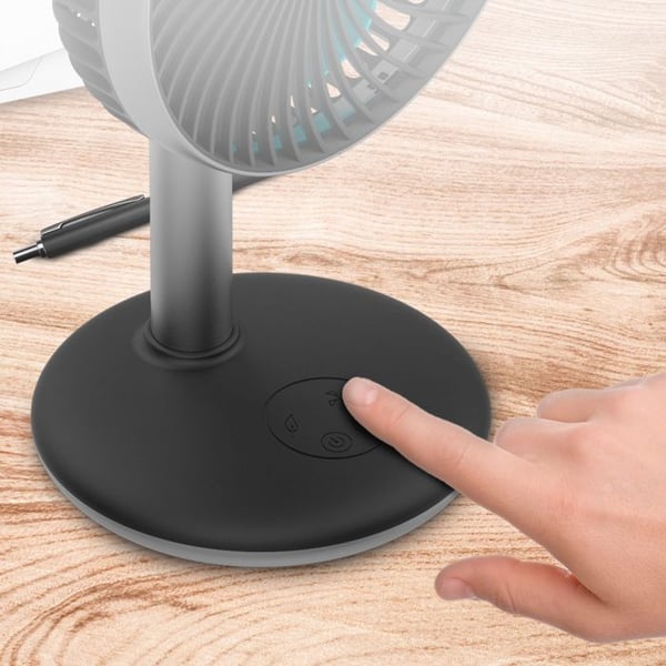 Cecotec Bordsfläkt utan sladd EnergySilence 4000 Portabel Bord Mörk
