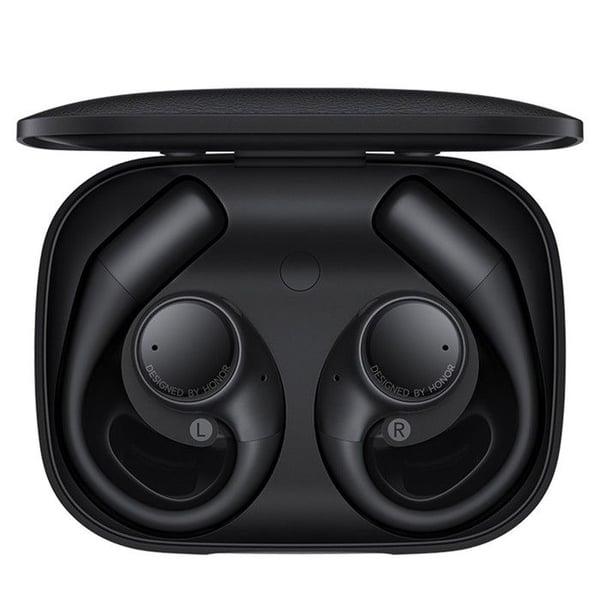 Trådløse høretelefoner - HONOR - Åbne earbuds - Sort - Aktiv støjreduktion - IP54