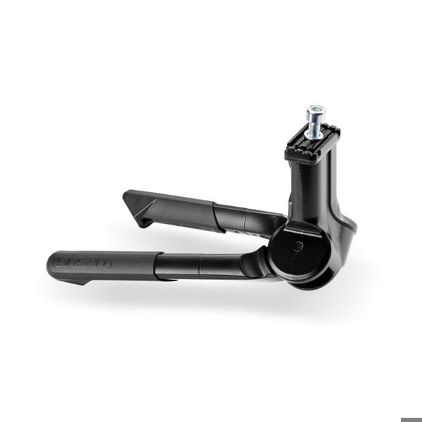 Centralt stöd mini dubbel - URSUS - Jumbo Evo - Aluminium 235mm - Belastning 80kg - Svart/Silver
