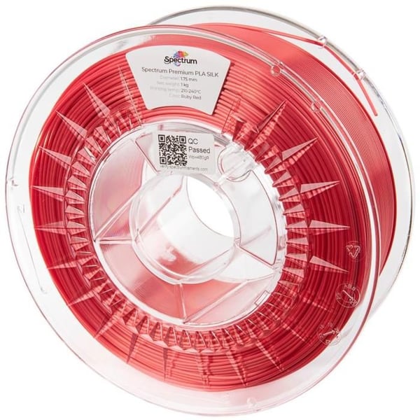Filament - FILAMENT - Spectrum Silk PLA - Rubinröd - 1,75mm - 1kg