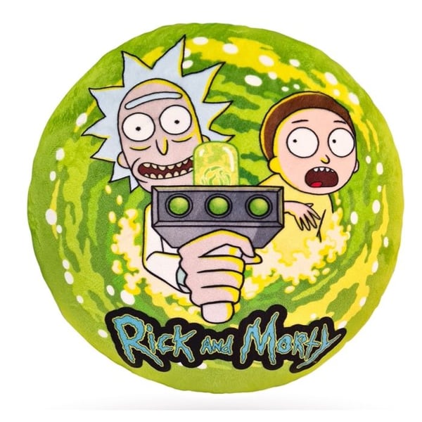 Kudde - RICK AND MORTY - 37 cm - Hypoallergenisk - Dekorativ - För barn